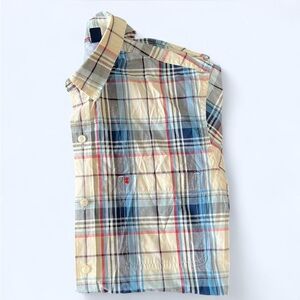 IZOD Men’s Plaid Button-Down Shirt - Classic Casual Style, Size M